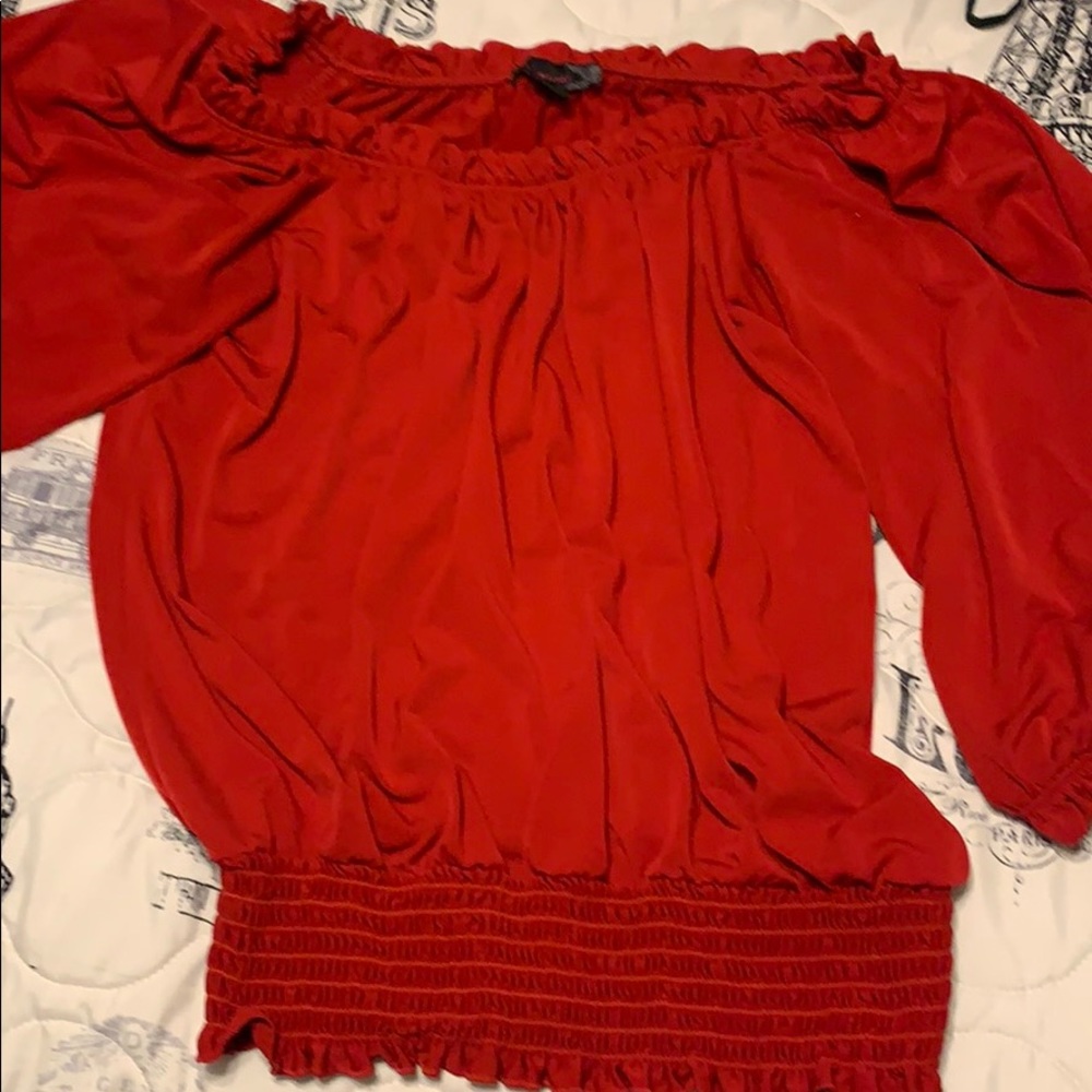 Beautiful red off the shoulders